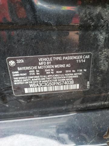 Photo 11 VIN: WBA3C3G50FNS74038 - BMW 320 I XDRI 