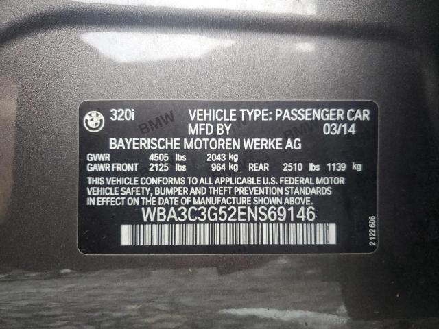 Photo 11 VIN: WBA3C3G52ENS69146 - BMW 320 I XDRI 