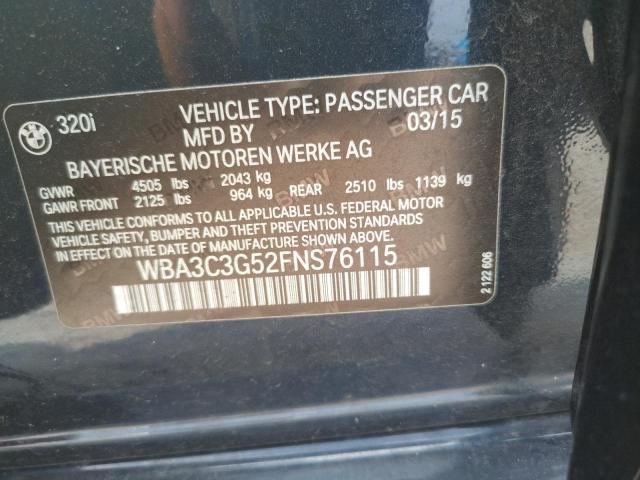 Photo 11 VIN: WBA3C3G52FNS76115 - BMW 320 I XDRI 