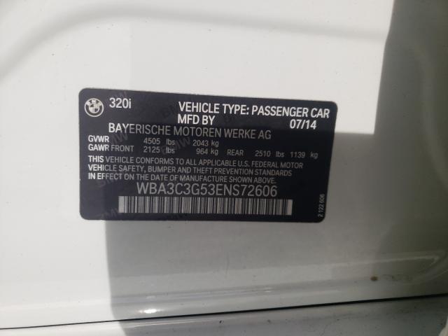 Photo 9 VIN: WBA3C3G53ENS72606 - BMW 320 I XDRI 