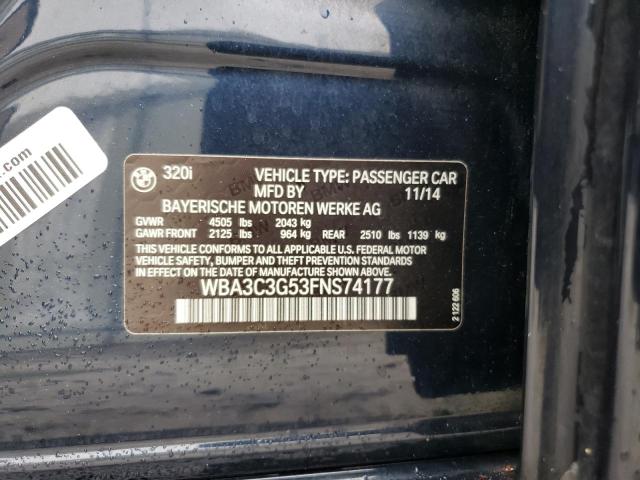 Photo 11 VIN: WBA3C3G53FNS74177 - BMW 320 I XDRI 