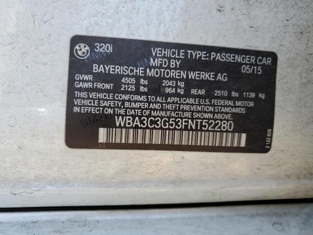 Photo 11 VIN: WBA3C3G53FNT52280 - BMW 320 I XDRI 