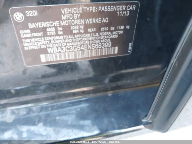 Photo 8 VIN: WBA3C3G54ENS68399 - BMW 320I 