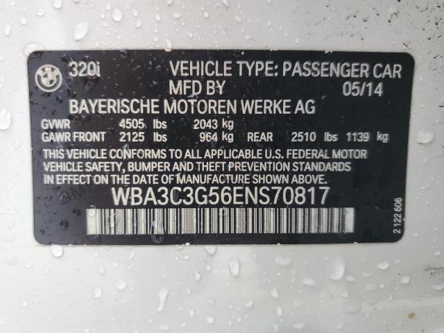 Photo 11 VIN: WBA3C3G56ENS70817 - BMW 320 I XDRI 