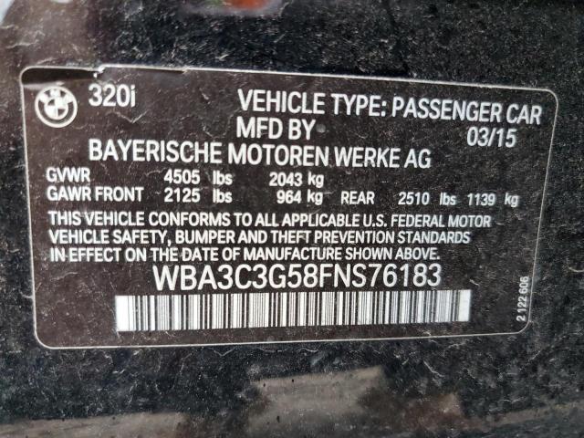 Photo 11 VIN: WBA3C3G58FNS76183 - BMW 320 I XDRI 