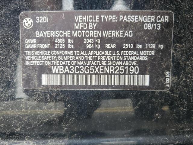 Photo 11 VIN: WBA3C3G5XENR25190 - BMW 320 I XDRI 