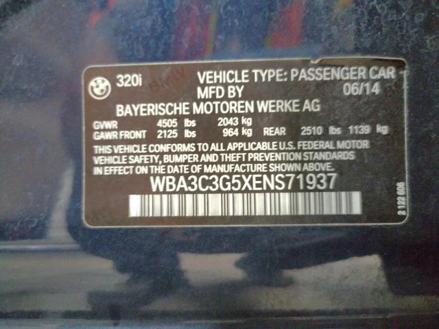 Photo 12 VIN: WBA3C3G5XENS71937 - BMW 320 I XDRI 