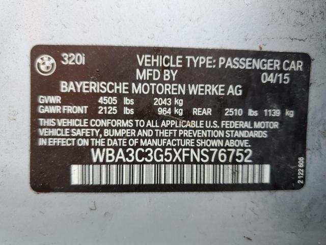 Photo 11 VIN: WBA3C3G5XFNS76752 - BMW 320 I XDRI 