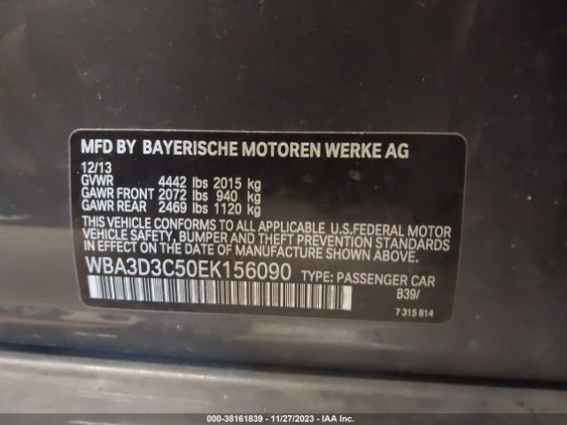 Photo 8 VIN: WBA3D3C50EK156090 - BMW 328D 