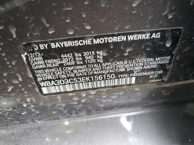 Photo 11 VIN: WBA3D3C53EK156150 - BMW 3 SERIES 