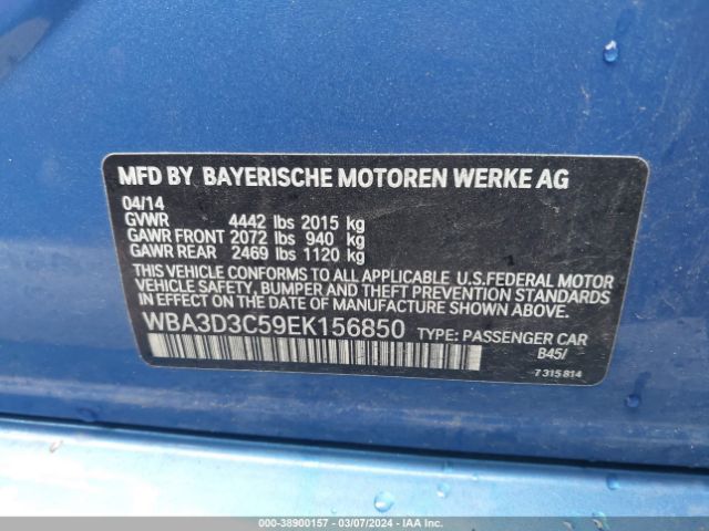 Photo 8 VIN: WBA3D3C59EK156850 - BMW 328D 