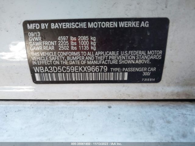 Photo 8 VIN: WBA3D5C59EKX96679 - BMW 328D 