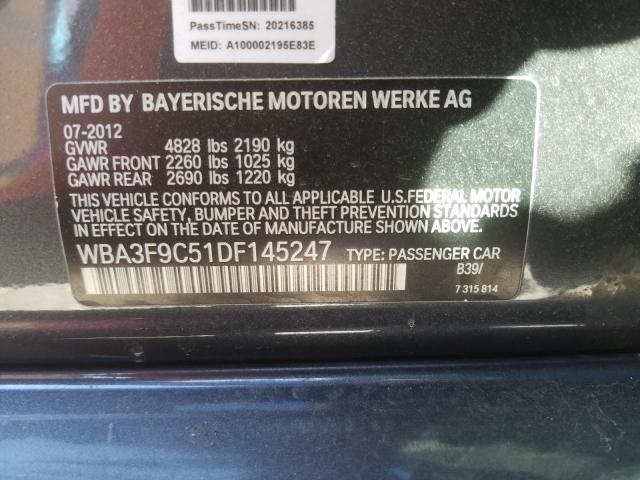 Photo 9 VIN: WBA3F9C51DF145247 - BMW ACTIVEHYBR 