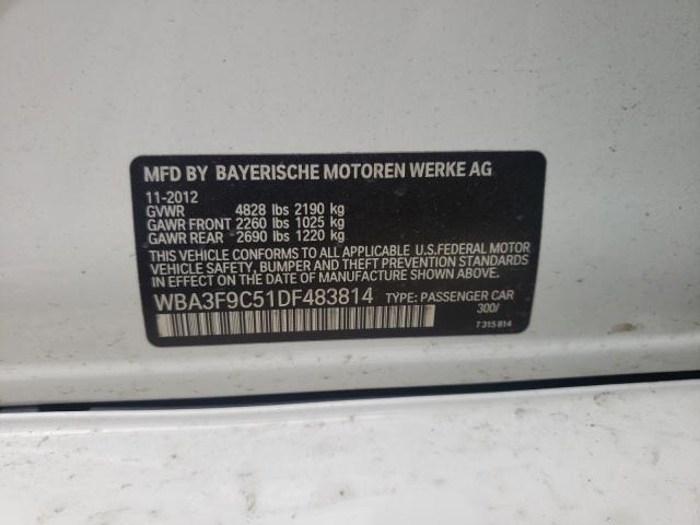 Photo 9 VIN: WBA3F9C51DF483814 - BMW ACTIVEHYBR 