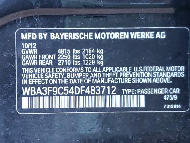 Photo 9 VIN: WBA3F9C54DF483712 - BMW ACTIVEHYBR 