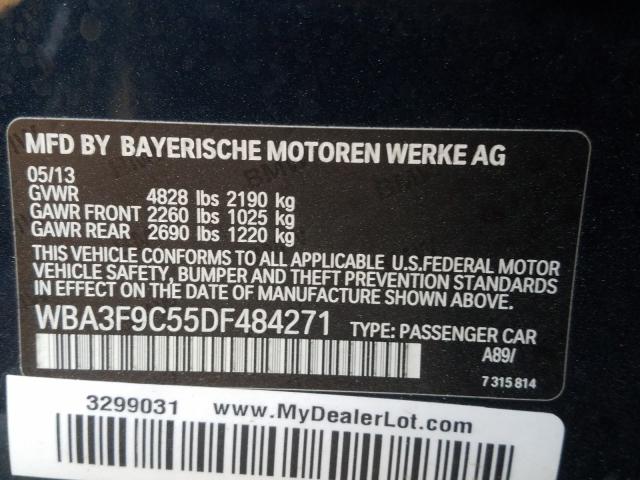 Photo 9 VIN: WBA3F9C55DF484271 - BMW ACTIVEHYBR 