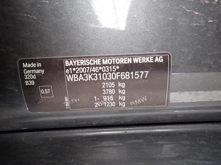 Photo 12 VIN: WBA3K31030F681577 - BMW SERIE 3 TOURING 