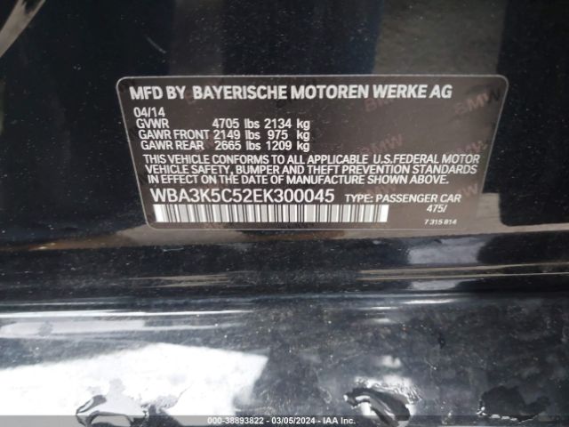 Photo 8 VIN: WBA3K5C52EK300045 - BMW 328D 