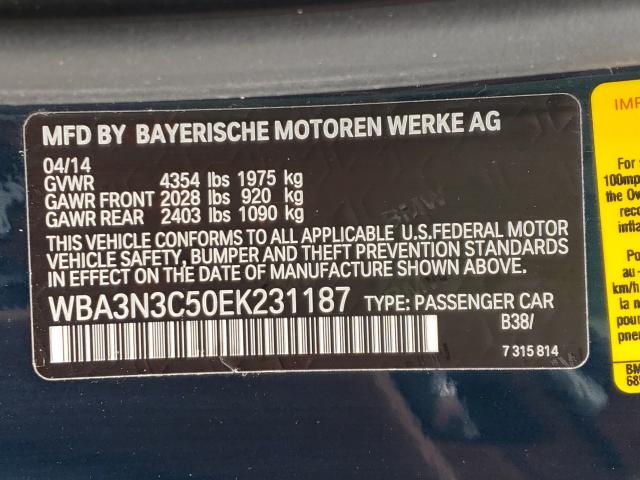 Photo 9 VIN: WBA3N3C50EK231187 - BMW 428 I 