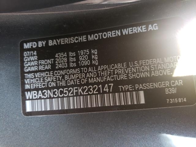 Photo 9 VIN: WBA3N3C52FK232147 - BMW 428 I 