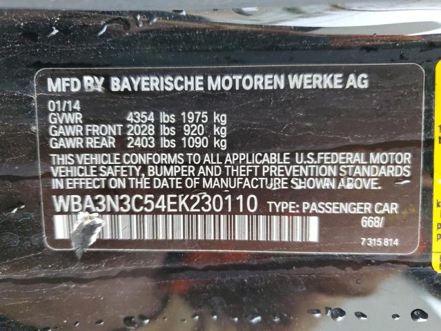 Photo 12 VIN: WBA3N3C54EK230110 - BMW 4 SERIES 