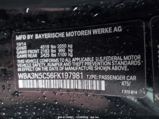 Photo 8 VIN: WBA3N5C56FK197981 - BMW 428I 