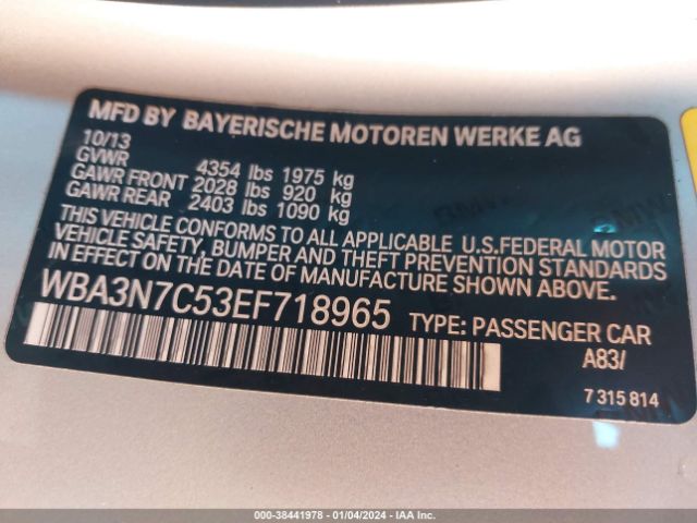 Photo 8 VIN: WBA3N7C53EF718965 - BMW 428I 