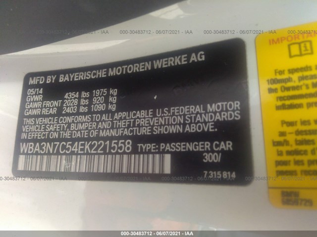 Photo 8 VIN: WBA3N7C54EK221558 - BMW 428I 