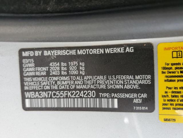 Photo 9 VIN: WBA3N7C55FK224230 - BMW 428 I 