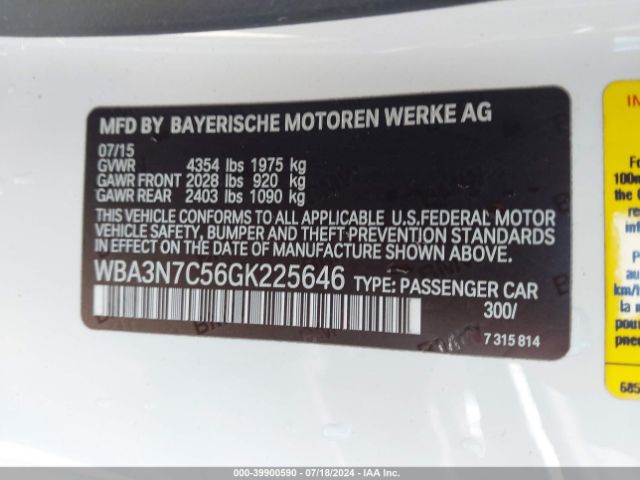 Photo 8 VIN: WBA3N7C56GK225646 - BMW 428I 