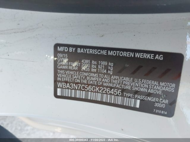 Photo 8 VIN: WBA3N7C56GK226456 - BMW 428I 