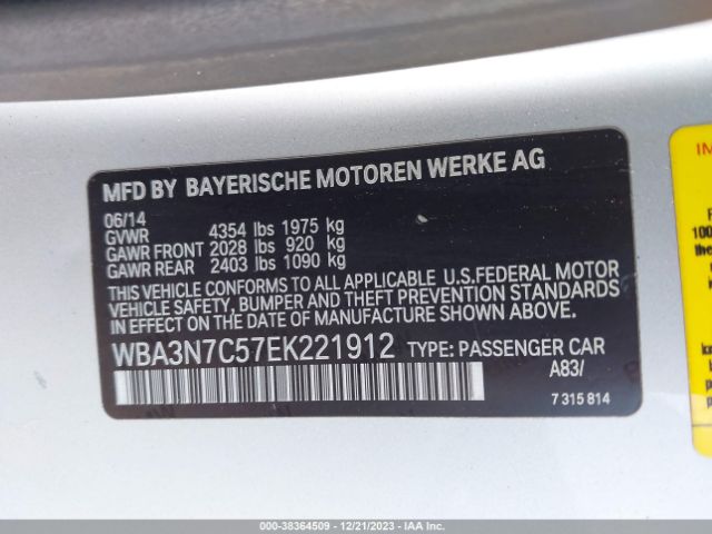 Photo 8 VIN: WBA3N7C57EK221912 - BMW 428I 