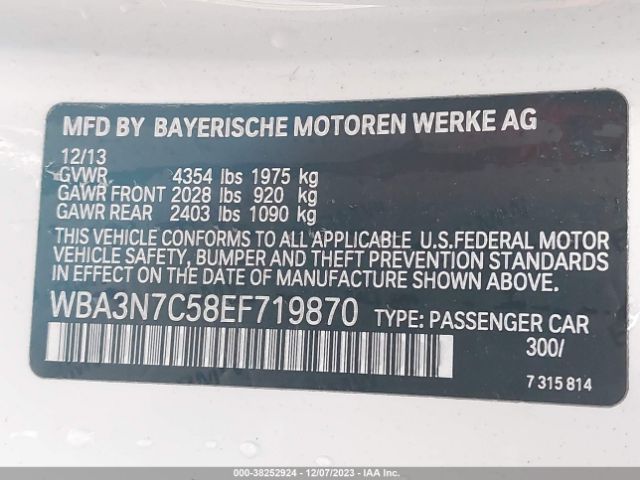 Photo 8 VIN: WBA3N7C58EF719870 - BMW 428I 