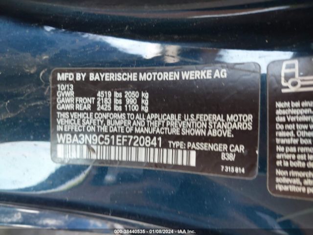 Photo 8 VIN: WBA3N9C51EF720841 - BMW 428I 