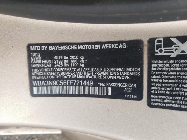 Photo 11 VIN: WBA3N9C56EF721449 - BMW 4 SERIES 