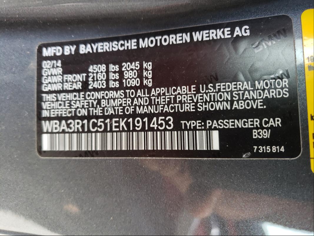 Photo 9 VIN: WBA3R1C51EK191453 - BMW 435 I 