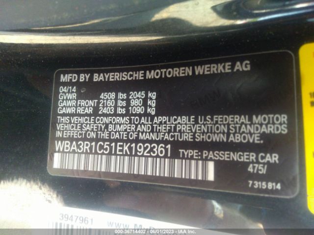 Photo 8 VIN: WBA3R1C51EK192361 - BMW 435I 