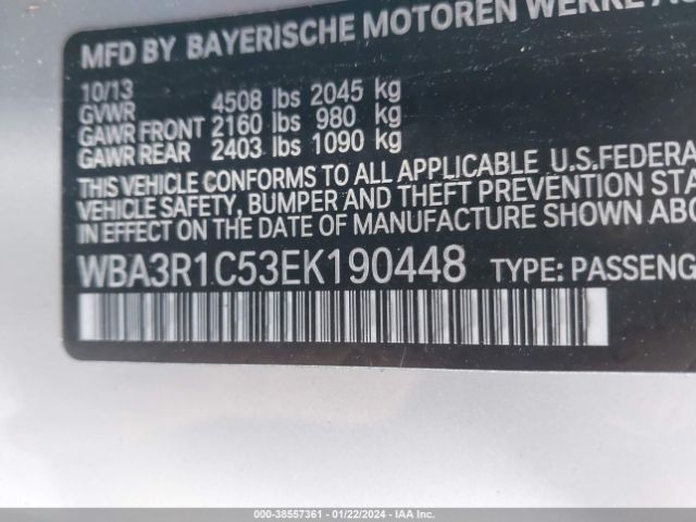 Photo 8 VIN: WBA3R1C53EK190448 - BMW 435I 