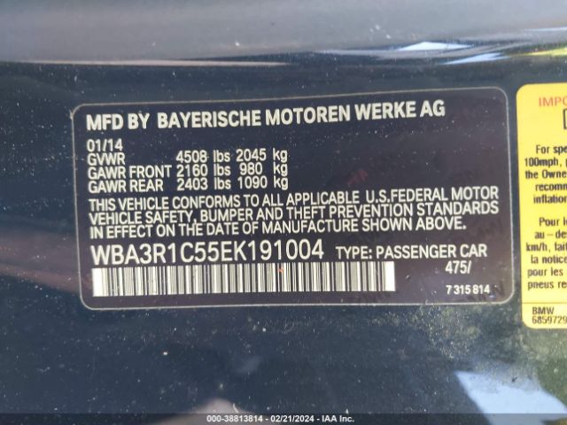 Photo 8 VIN: WBA3R1C55EK191004 - BMW 435I 