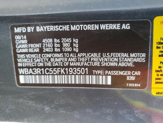 Photo 11 VIN: WBA3R1C55FK193501 - BMW 4 SERIES 