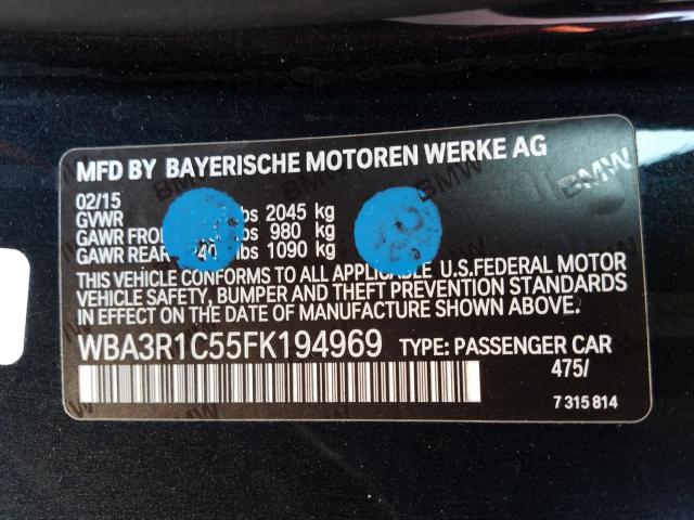 Photo 9 VIN: WBA3R1C55FK194969 - BMW 435 I 