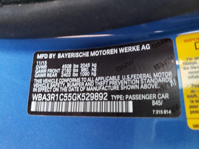 Photo 9 VIN: WBA3R1C55GK529892 - BMW 435 I 