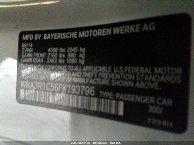 Photo 8 VIN: WBA3R1C56FK193796 - BMW 4 