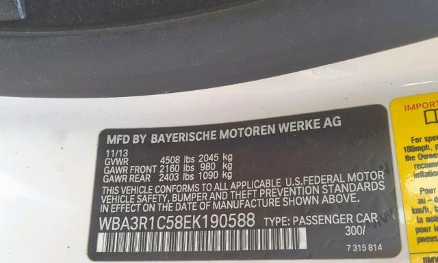 Photo 9 VIN: WBA3R1C58EK190588 - BMW 435 