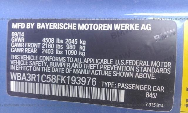 Photo 8 VIN: WBA3R1C58FK193976 - BMW 435 