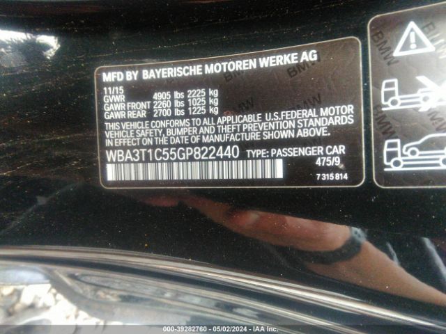 Photo 8 VIN: WBA3T1C55GP822440 - BMW 428I 