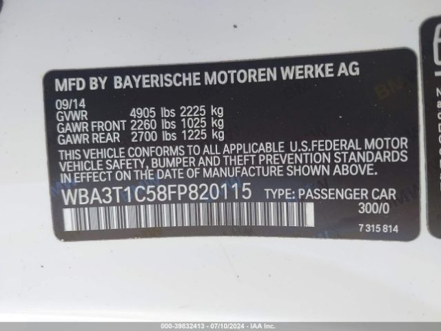 Photo 8 VIN: WBA3T1C58FP820115 - BMW 428I 