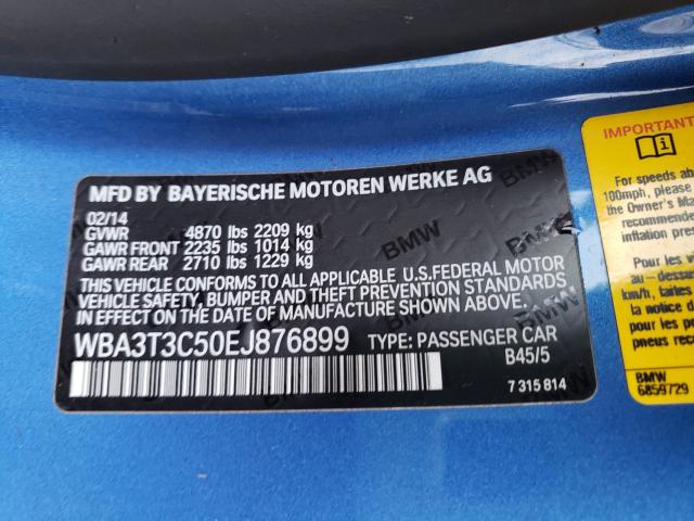 Photo 9 VIN: WBA3T3C50EJ876899 - BMW 435 I 