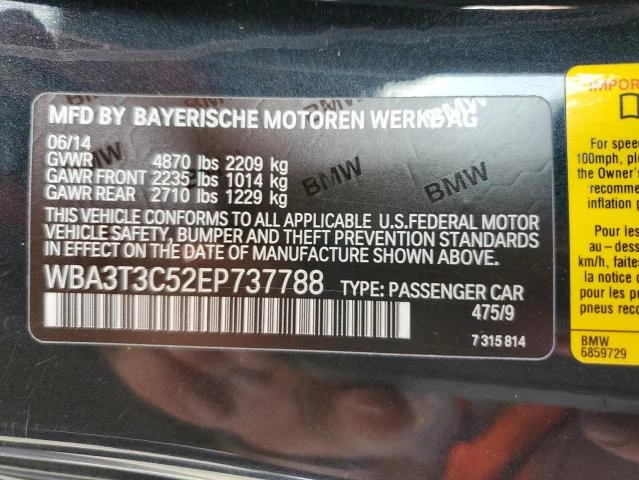 Photo 12 VIN: WBA3T3C52EP737788 - BMW 435 I 