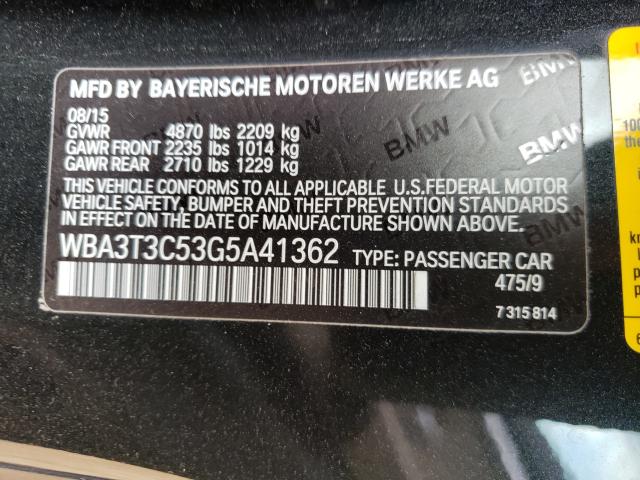 Photo 9 VIN: WBA3T3C53G5A41362 - BMW 435 I 